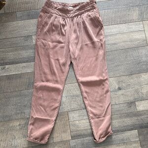 Wilfred Taupe Satin Pants